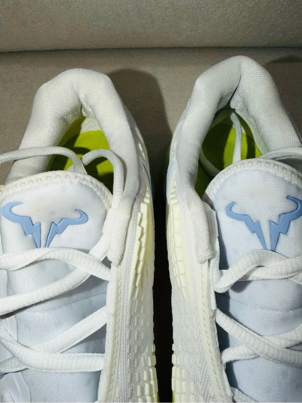 Nike Air Zoom Vapor Pro Rafa Tennis Shoes White Volt